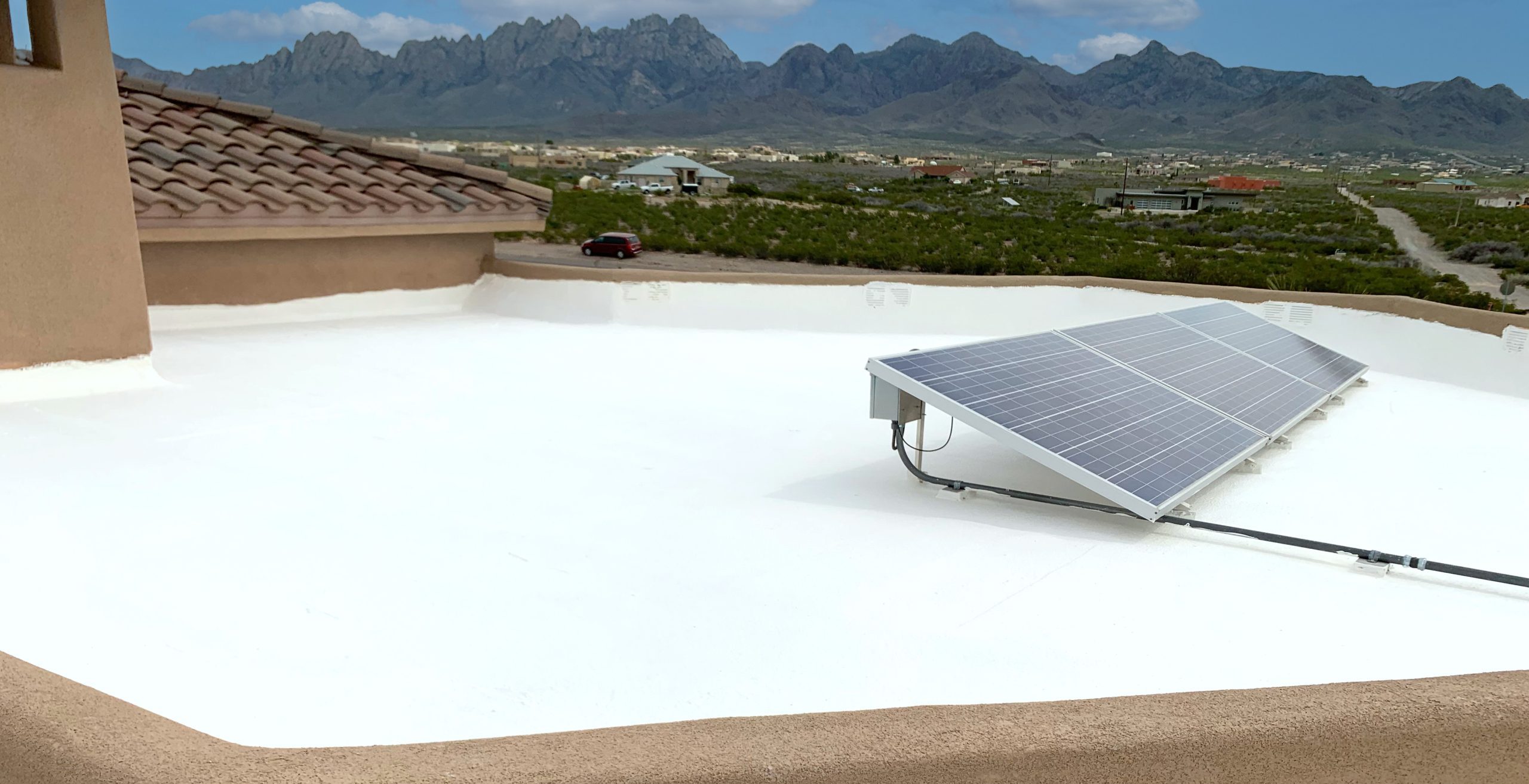 Completed Tomlen Construction exterior project in Southern New Mexico